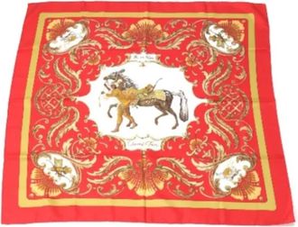 Herm&egrave;s Pre-owned Silk scarves - Dames - Vintage Accessoires - Veelkleurig - ONE Size - Vintage