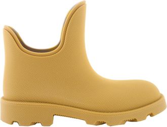 Burberry Mens Water-Resistant Pebbled Rubber Rainboots, Brand Size 43 ( US Size 10 )