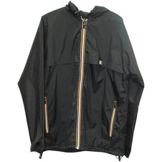 A.P.C. Pre-owned Mens x KWay Windbreaker Jacket in Black Nylon - Size Small