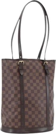 Louis Vuitton Pre-owned Bucket Bags, female, Brown, Size: ONE SIZE Pre-owned Bucket Bag