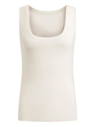 12 Storeez square-neck tank top - women - Lyocell/Polyamide/Silk/Viscose - S - White