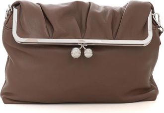 Max Mara Pasticcino Bag - Dames - Clutches - Bruin - ONE Size - Leer - Tassen