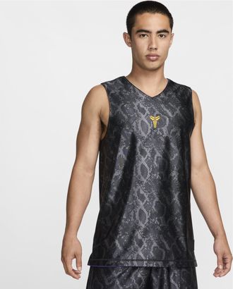Nike Kobe Dri-FIT Standard Issue Reversible Basketball Jersey Asia Sizing Black Field Purple FZ0935-010