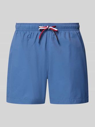 Mc Neal Badehose mit elastischem Bund und Tunnelzug in Rauchblau, Gr&ouml;&szlig;e XXL