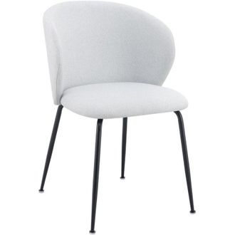 Selsey Selsey Mealize - Silla Tapizada Con Tejido Hidrof&oacute;bico, Plateado