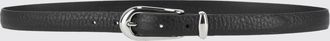 Orciani Adjustable Belt in Hammered Calfskin with Pin Buckle