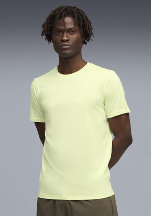 Puma M TAD ESSENTIALS HEATHER CAT TEE (CF SMALL CAT) regul&auml;re Passform, mit DryCELL-Technologie, atmungsaktiv