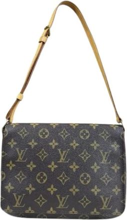 Louis Vuitton Pre-owned Vintage Monogram Schoudertas - Dames - Vintage Schoudertas - Bruin - ONE Size - Vintage