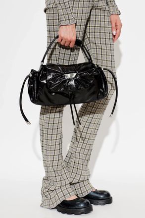 Diesel SCRUNCH-D TOP HANDLE Bag, Womens, Black