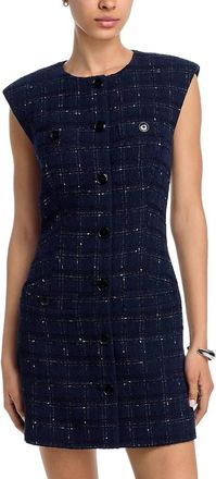 Veronica Beard Tamara Mini Dress In Navy