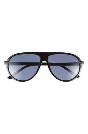 BP. Oversize Shield Sunglasses in Black at Nordstrom