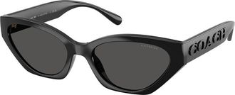 Coach HC8459U CFT83 500287 Womens Sunglasses Black Size 55