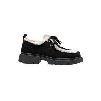 INUIKII Mocabee Curly Loafers - Dames - Schoenen - Zwart - Maat: 37 EU Zijde