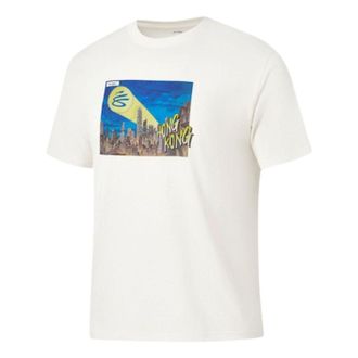 Li-Ning x Curry China Tour City HongKong T-Shirt White AHSWK07-1