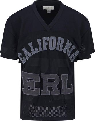 ERL Football T-Shirt - Black