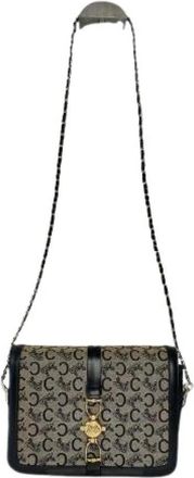 Celine Pre-owned Leren Schoudertas - Dames - Vintage Schoudertas - Zwart - ONE Size - Leer - Vintage