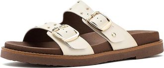 Pikolinos Aitana W7Z Womens Flat Shoes Nata : EU 41 (US Womens 10-10.5) B - Medium, Leather