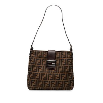 Fendi Pre-owned Fendi Zucca Canvas Shoulder Bag Ladies 2305 26727 008