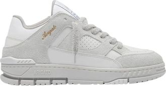 Axel Arigato Area Lo Fluffy Sneaker - Heren - Sneakers - Wit - 40 EU - Katoen - Schoenen