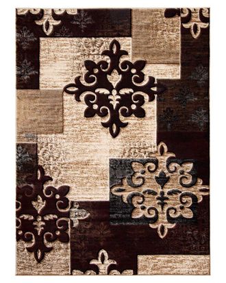 Ecarpetgallery Ecarpet Maizy Contemporary Damask Rug