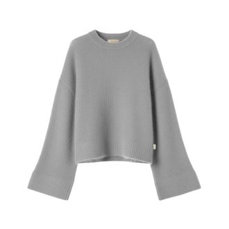 Cycleur de Luxe Macchiato Trui - Dames - Ronde hals truien - Grijs - L - Truien & Vesten