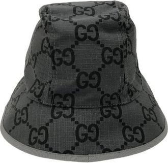 Gucci Pre-owned Accessories, female, Gray, Size: ONE SIZE Pre-owned Polyester hats