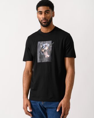 Boss Orange by Hugo Boss Doberman T-shirt in het zwart