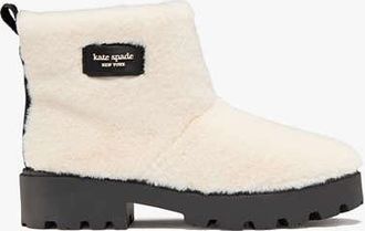 Kate Spade New York Puffed Faux Fur Pull-on Booties