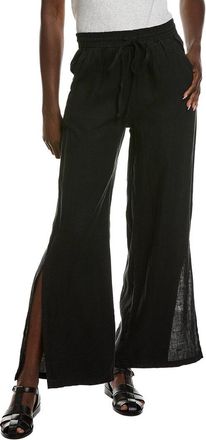 Bella Dahl Side Slit Linen Wide Leg Pant