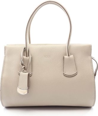 Tod's Tods NOTE SHOPPING DUE MANICI ZIP Leather Tote Bag