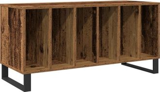 vidaXL Record Cabinet Old wood 100 x 38 x 48 cm Engineered Wood Vidaxl