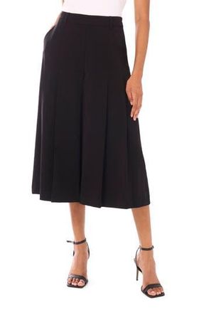 Halogen Pleat Front Culottes in Rich Black at Nordstrom Rack, Size X-Small