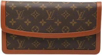 Louis Vuitton Pre-owned Clutches, female, Brown, Size: ONE SIZE Pre-owned The Pochette Dame PM