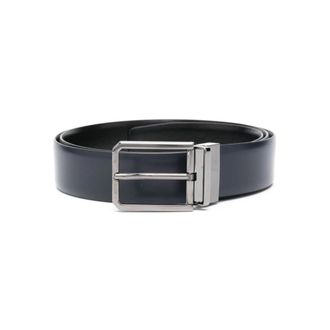 Santoni Belts, male, Blue, Size: 120 CM Regular Belt