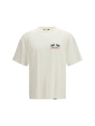 Represent Mens T-Shirt 24 Hour Service Flat White Cotton T-Shirts And Polos