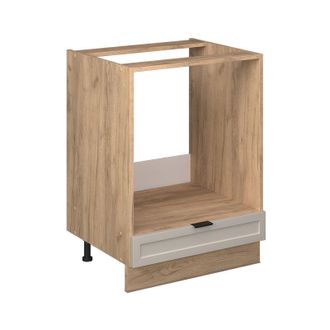 Vicco Armario Para Horno Empotrado Fame-line, Grisbeige, 60 Cm Sin Encimera