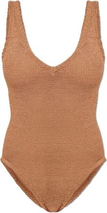 Hunza G Badmode, Dames, Bruin, ONE Size, Sadie Badpak