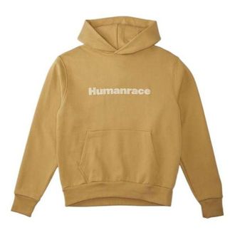 adidas x Pharrell Humanrace Logo Hoodie Tan HG1816