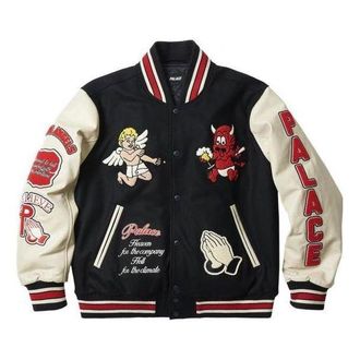 Palace SS23 Logo Winter Jacket White P24JK014