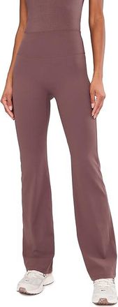 Nike Zenvy Gentle-Support High-Waisted Flared Leggings Womens Workout Tattoo/White : LG (US 12-14), Nylon/Spandex