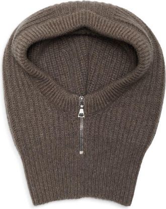 Johnstons of Elgin Nevis Cashmere Zip Snood in Heathcot Q26297 at Nordstrom