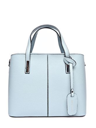 Anna Luchini Turquoise Rundleer Tas