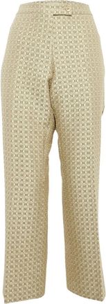 Etro Broek met jacquard - Beige