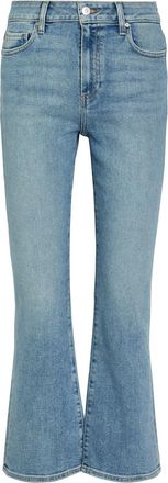 Paige Mason Cropped Boot-leg Jeans - Light Blue - 27 (W27 / UK8-10 / S)