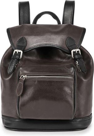 OLD TREND Ficus Genuine Leather Durable Travel Backpack in Grey at Nordstrom