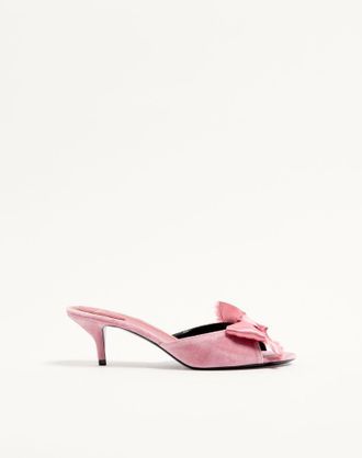 Valentino Garavani Sandalo Slide Marie A In Velluto 55Mm Donna ROSA 36.5