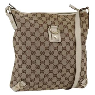Gucci Pre-owned Cross Body Bags, female, Beige, Size: ONE SIZE Pre-owned Vintage Shoulder Bag