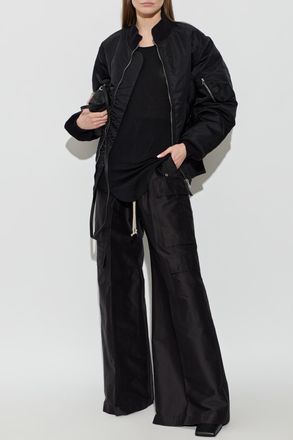 Rick Owens Top With Raw Finish, Womens, Black