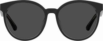 Moschino Round Frame Sunglasses - Black