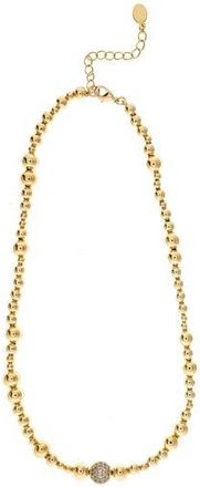 Rivka Friedman Cubic Zirconia Beaded Necklace in Gold /Cubic Zirconia at Nordstrom Rack